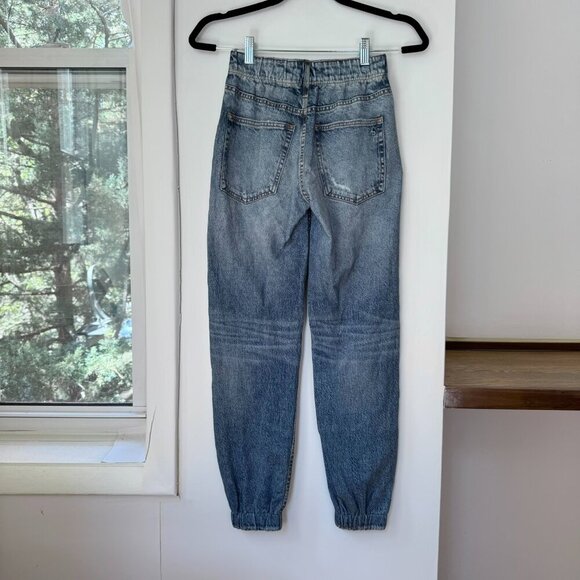 NWT Rag & Bone Miramar Terry Jogger Pants Jeans Printed Denim Size XXS - Picture 5 of 10